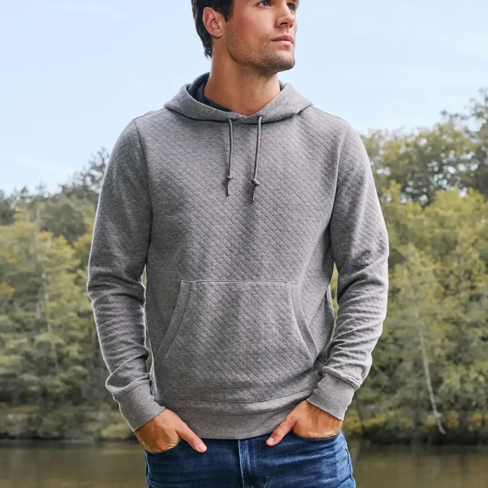 Flag and Anthem Bradner Quilted Hoodie