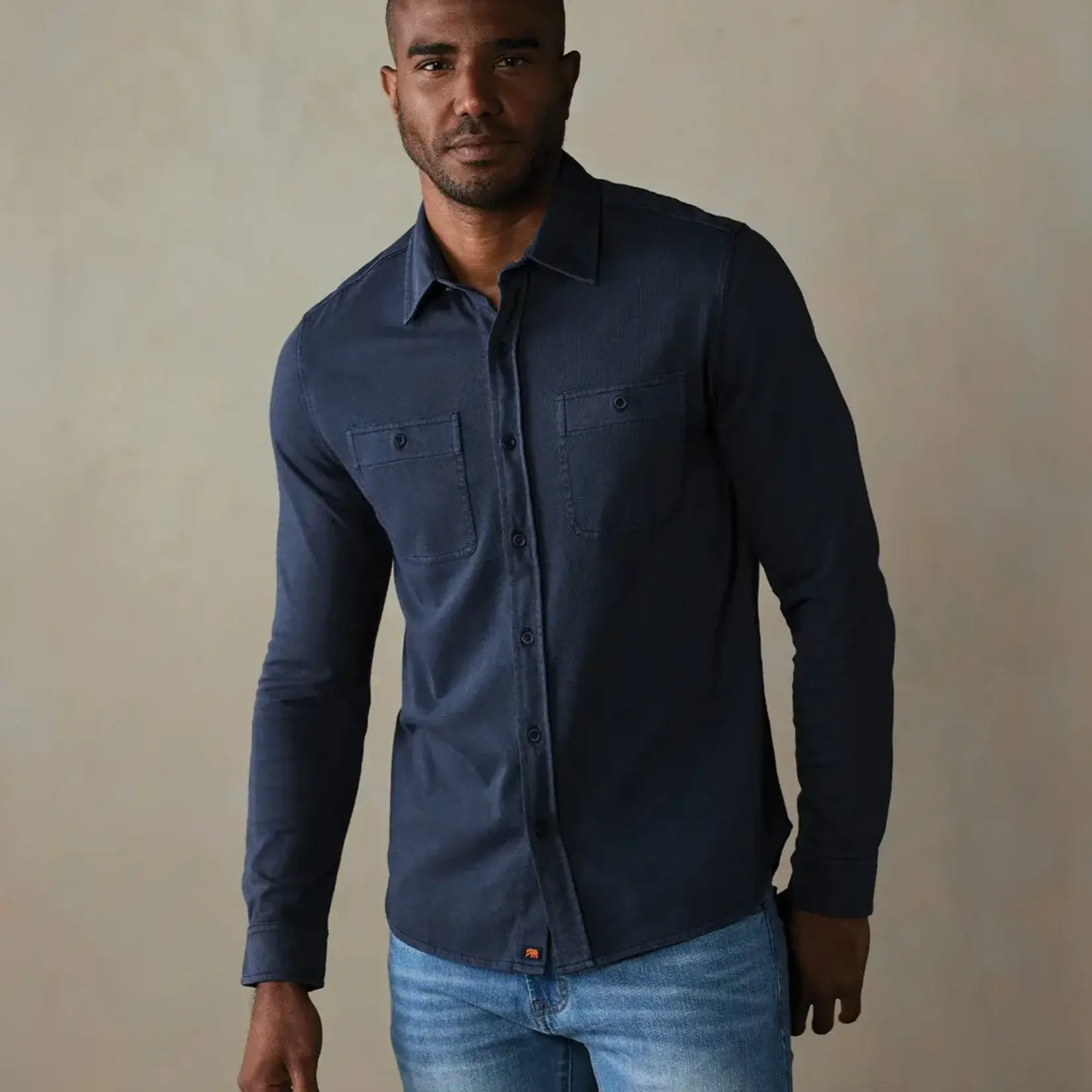 The Normal Brand Lennox Jersey Button Up