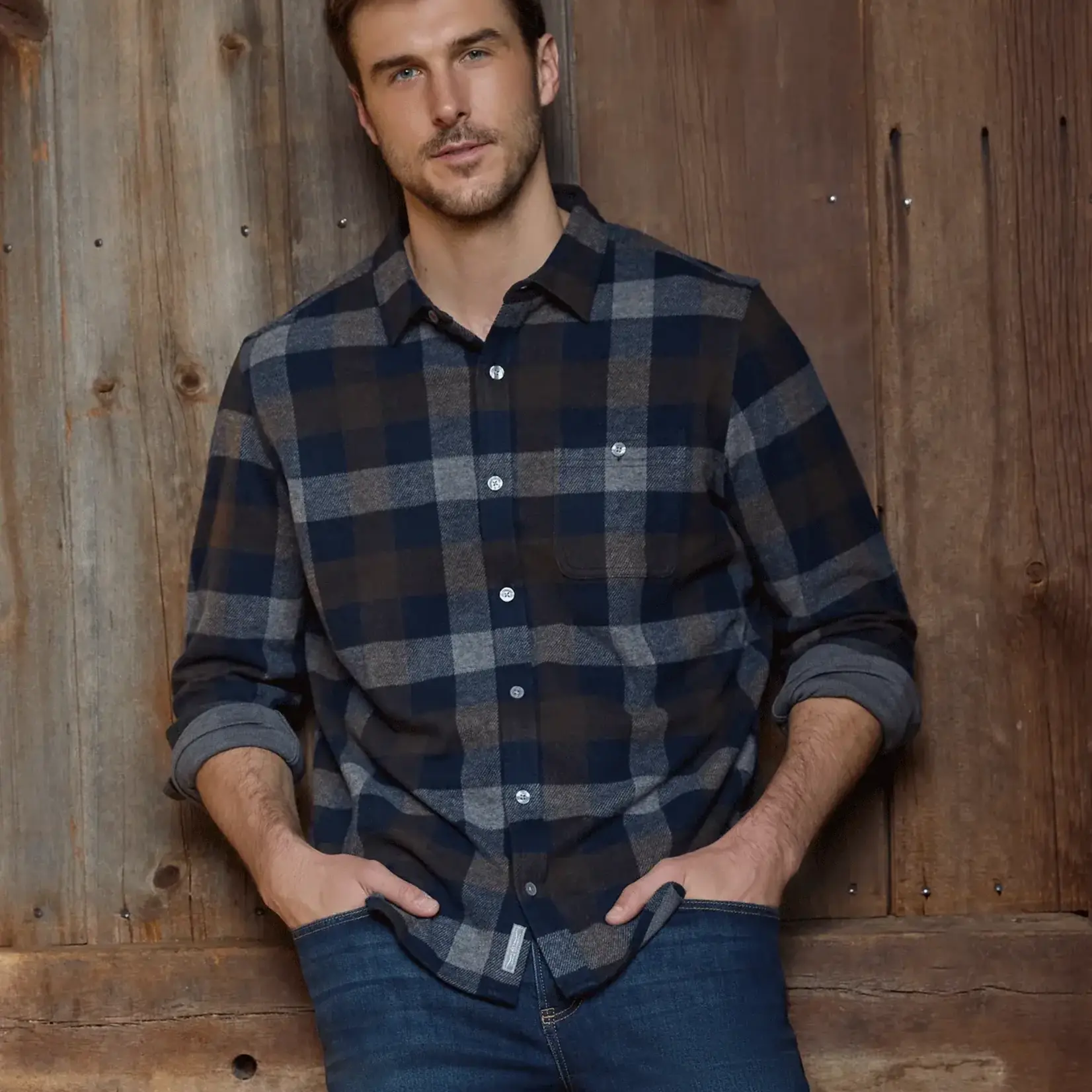 Flag and Anthem Hero Stretch Flannel Shirt