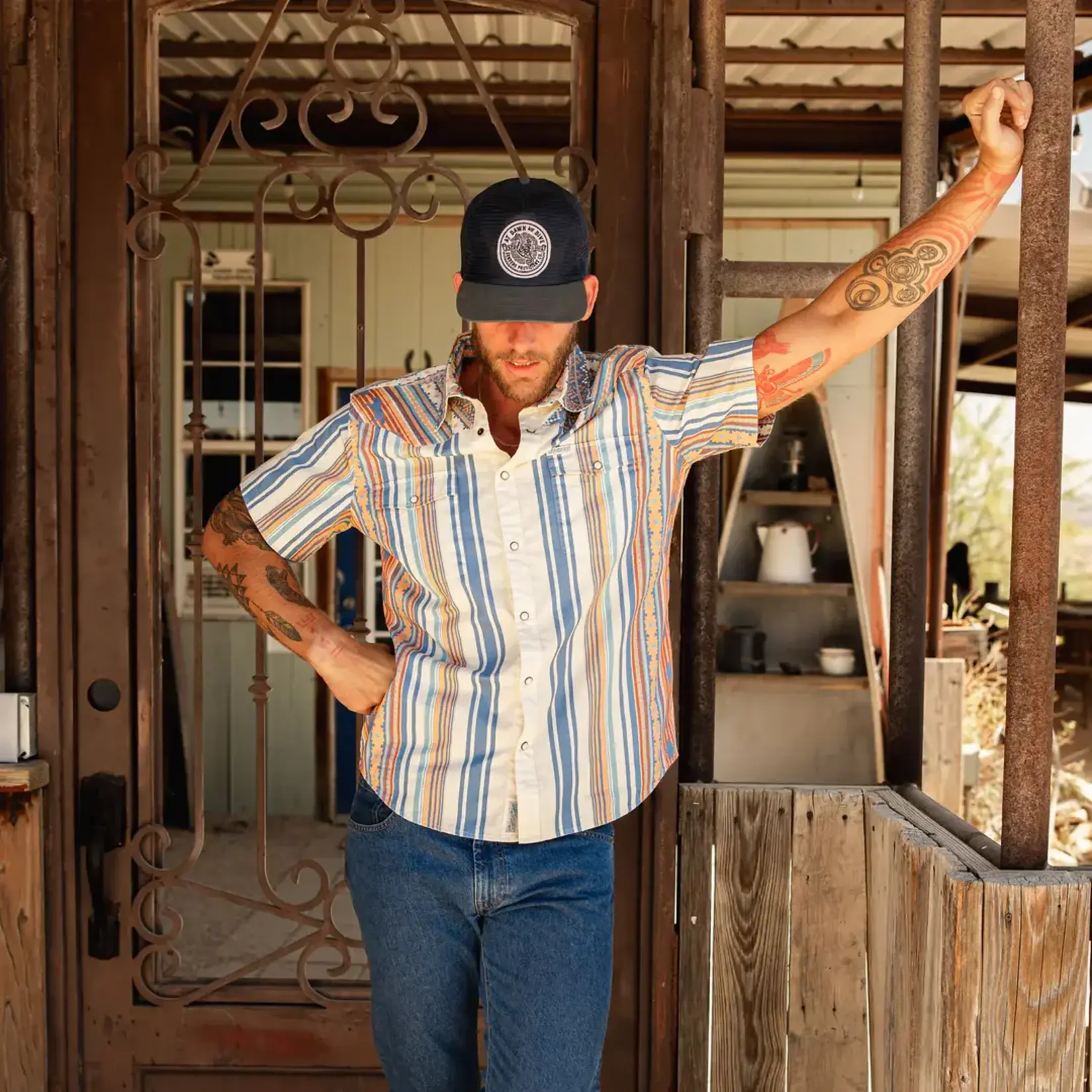 Sendero Provisions Sendero: Serape Pearl Snap SS