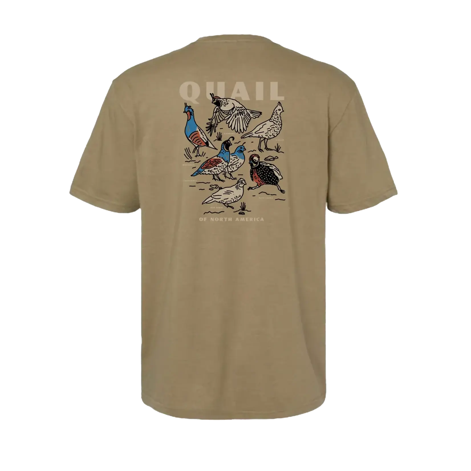 Poncho Outdoors Quail of North America Tee
