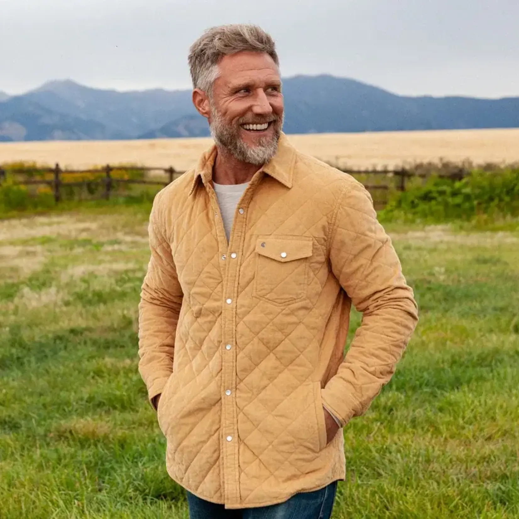 Criquet Corduroy Quilted Shacket