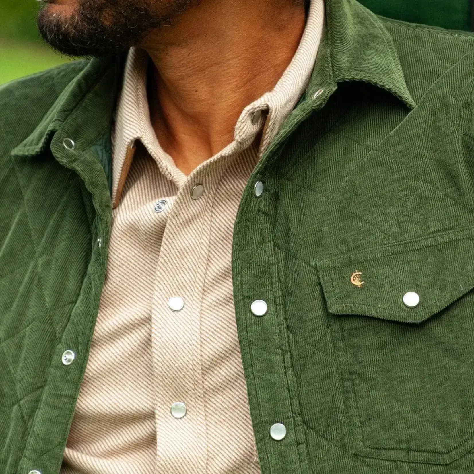 Criquet Corduroy Quilted Shacket