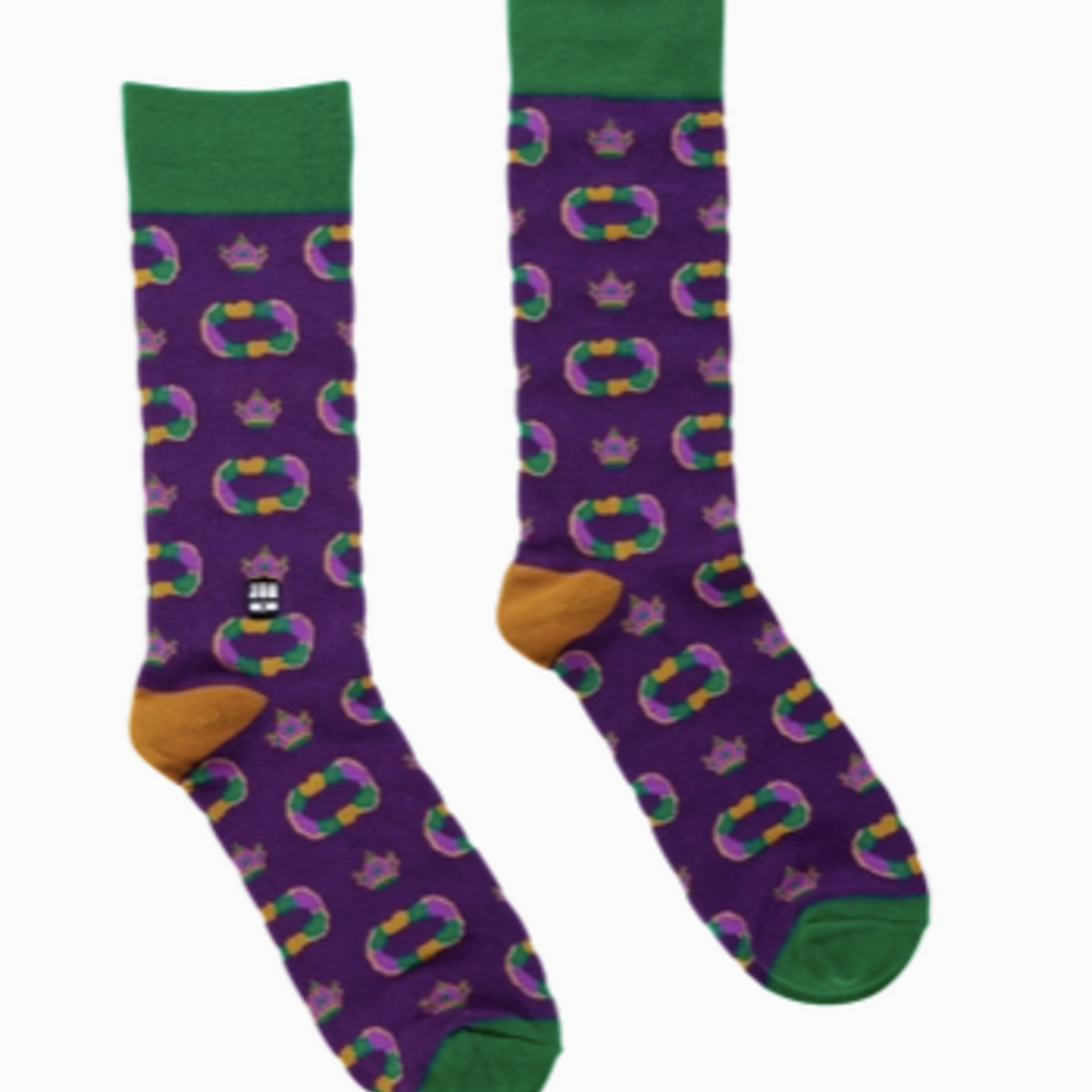 Bonfolk King Cake Socks