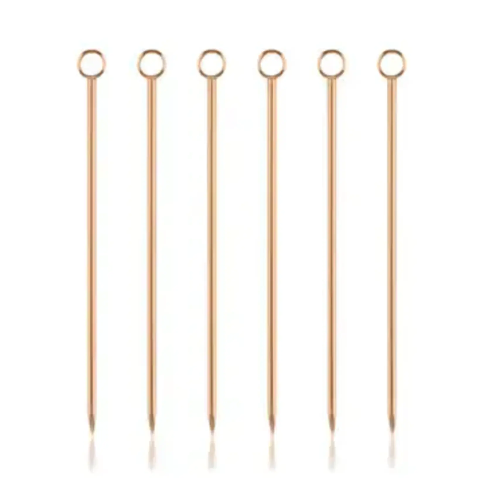Viski Summit Reusable Copper Plated Cocktail Picks