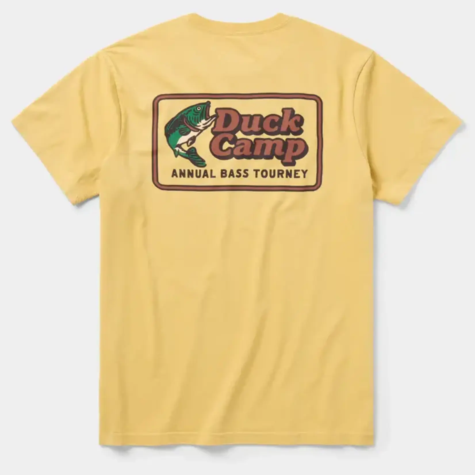 Duck Camp Bass Tourney Tee - Mustard