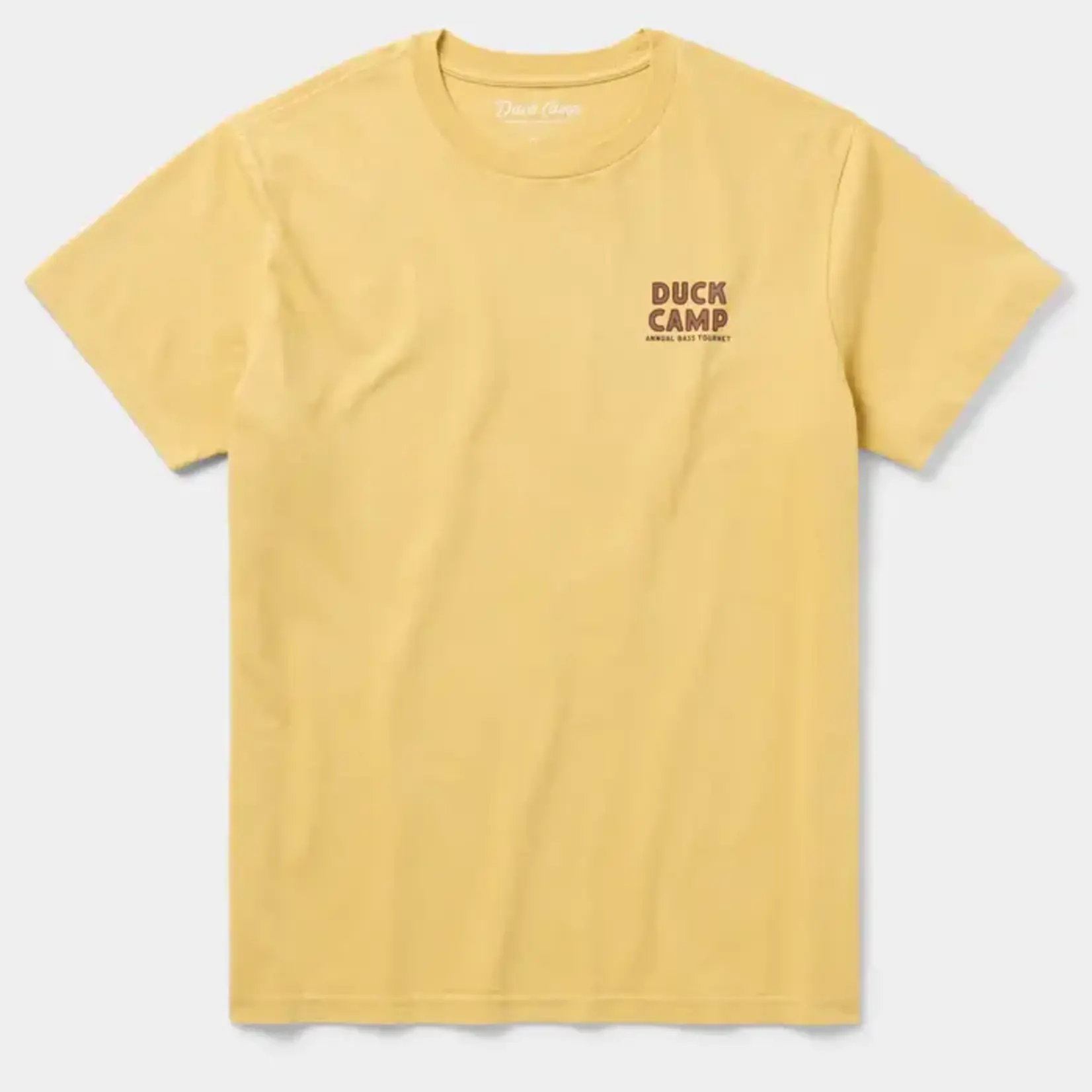 Duck Camp Bass Tourney Tee - Mustard