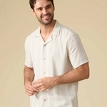 Flag and Anthem Judson SS Stripe Camp Collar Shirt