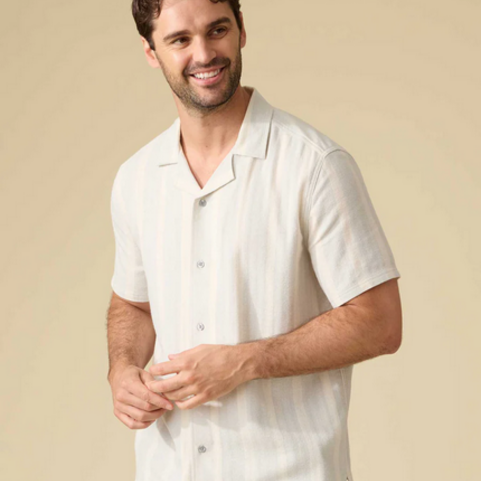 Flag and Anthem Judson SS Stripe Camp Collar Shirt