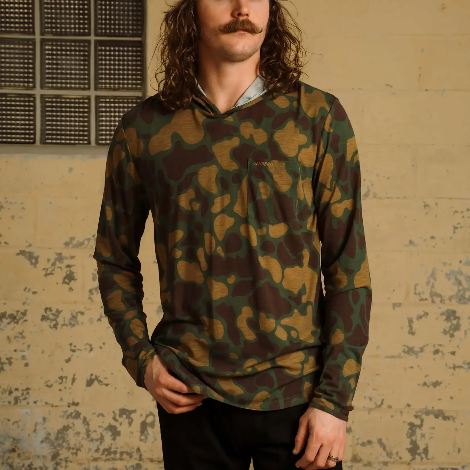 Sendero Provisions Yucatan Bamboo Hoodie Tech Long Sleeve Shirt