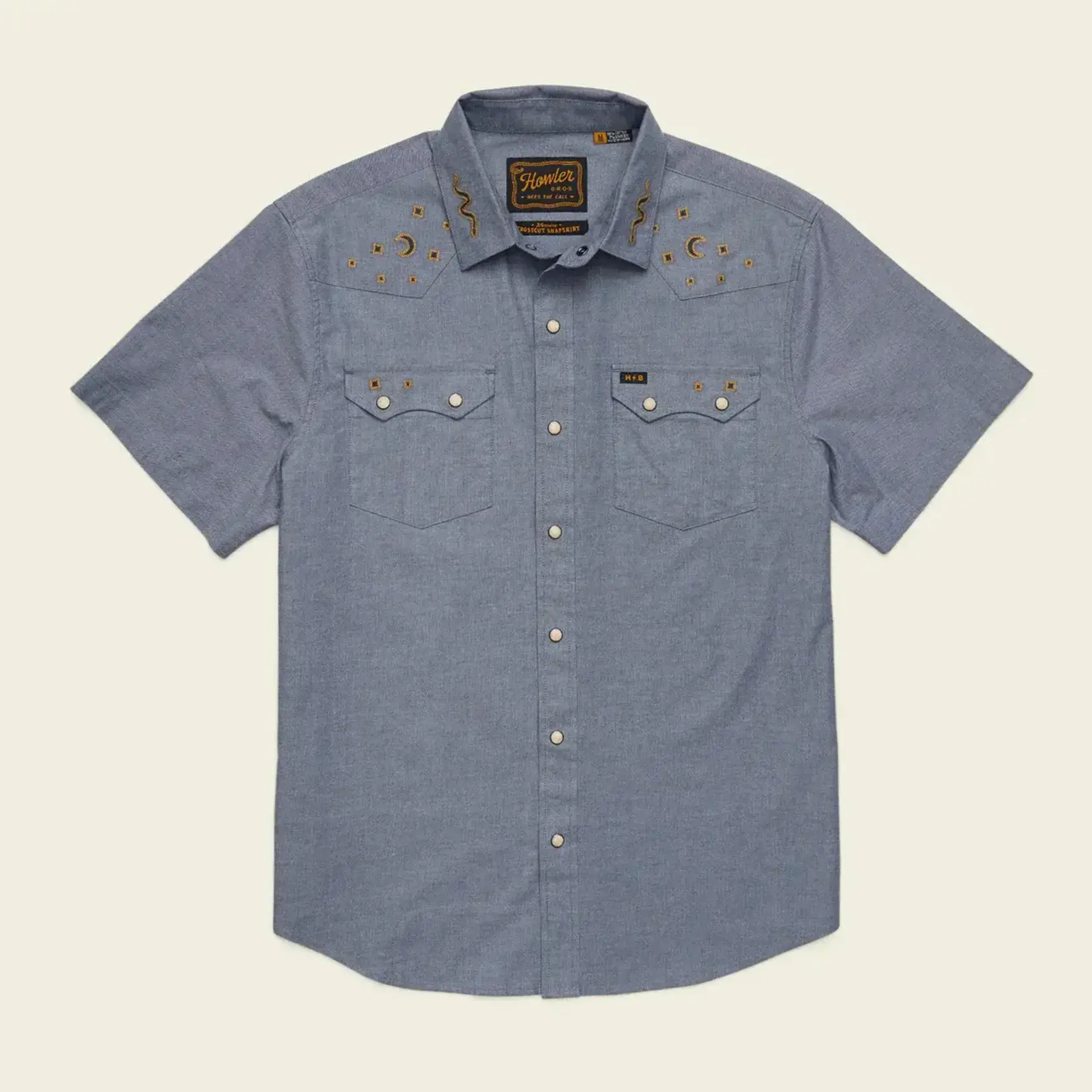 Howler Bros. Crosscut Deluxe Snapshirt SS