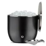 Snowfox Stainless Steel XL Ice Bucket with Lid & Ice Scoop