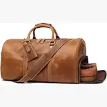 Large Duffel Luggage Travel Bag Tan Brown - 22" Inch