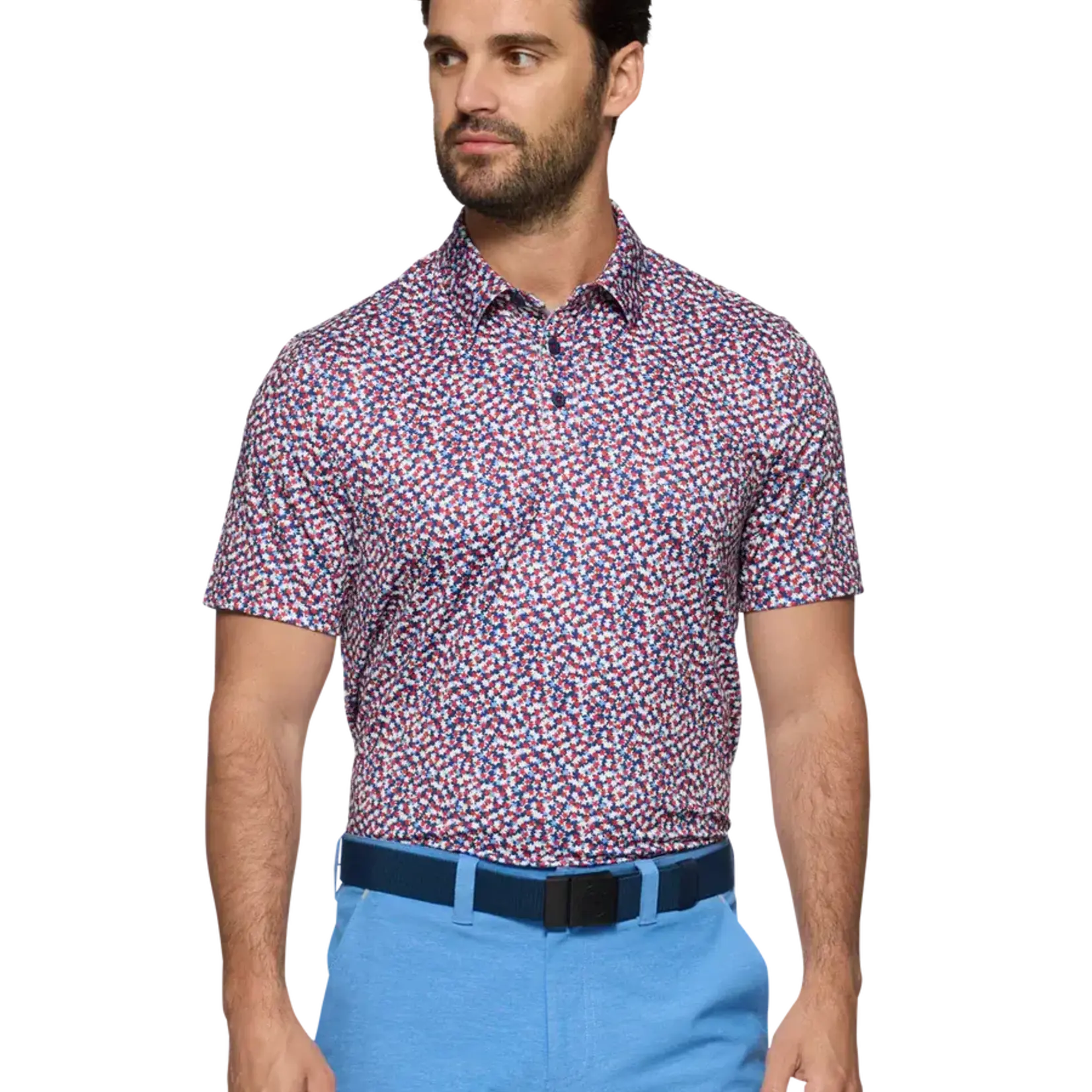 Flag and Anthem Winfield Multi Star SS Performance Polo