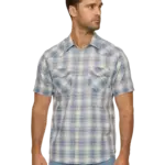 Flag and Anthem Bourne SS Vintage Soft Plaid Western Shirt