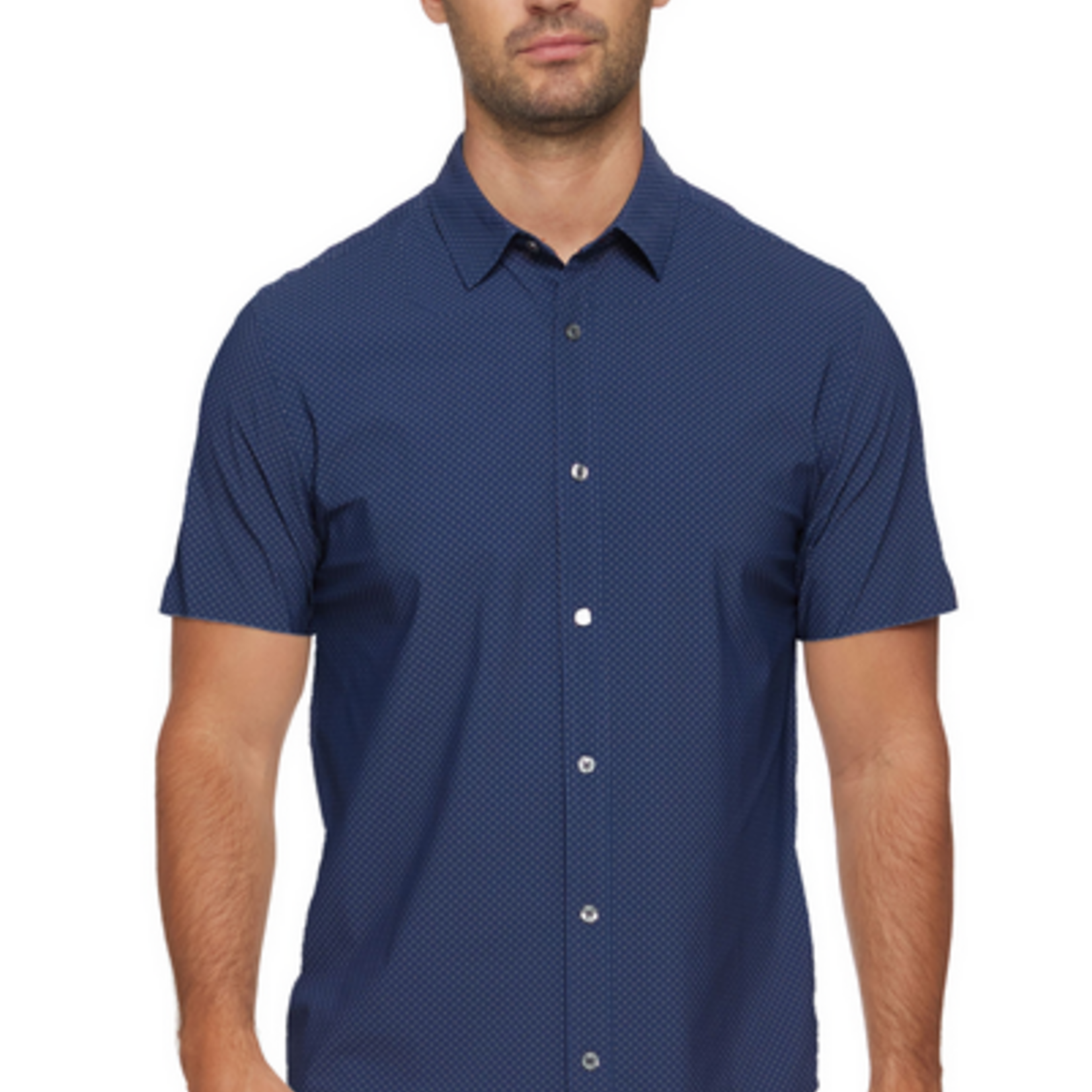 Flag and Anthem Loretto SS Dot Print Performance Shirt