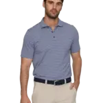 Flag and Anthem Elite Mini Stripe Performance Polo