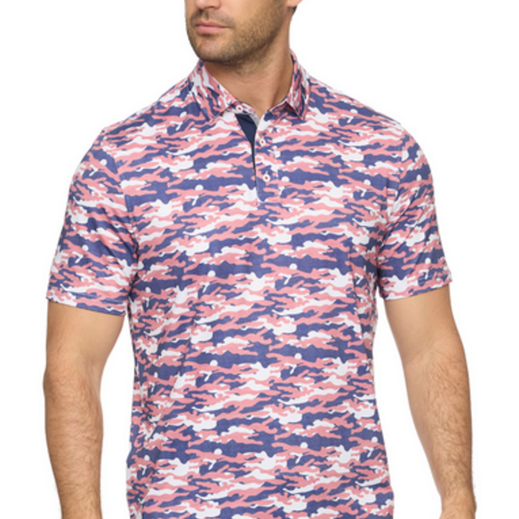 Flag and Anthem Brookings SS Camo Performance Polo