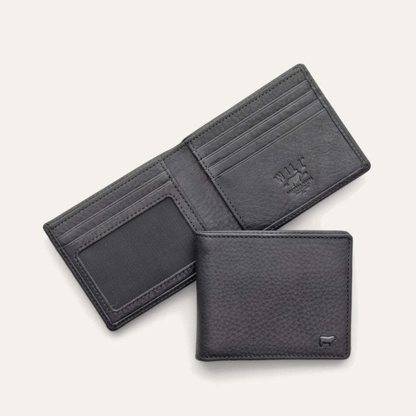 Will Leather Goods Classic Billfold- Black