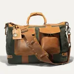 Will Leather Goods Canvas and Leather Travel Duffel
