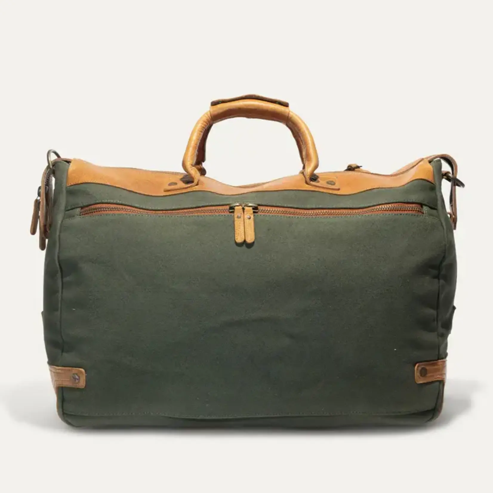 Will Leather Goods Canvas and Leather Travel Duffel