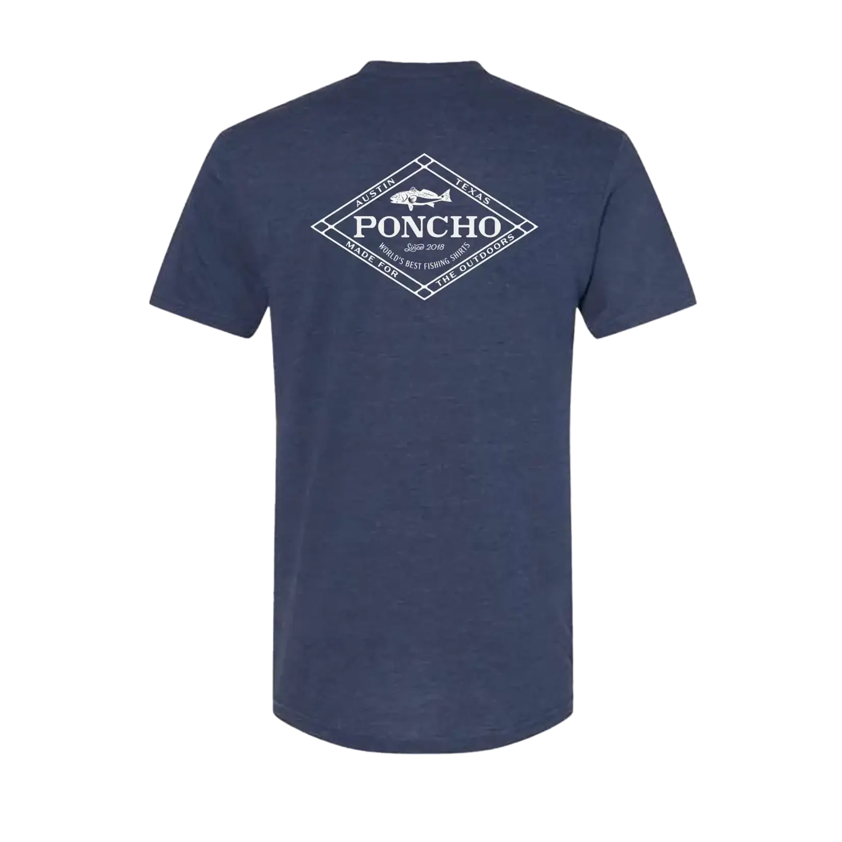 Poncho Outdoors The Navy Diamond T-Shirt