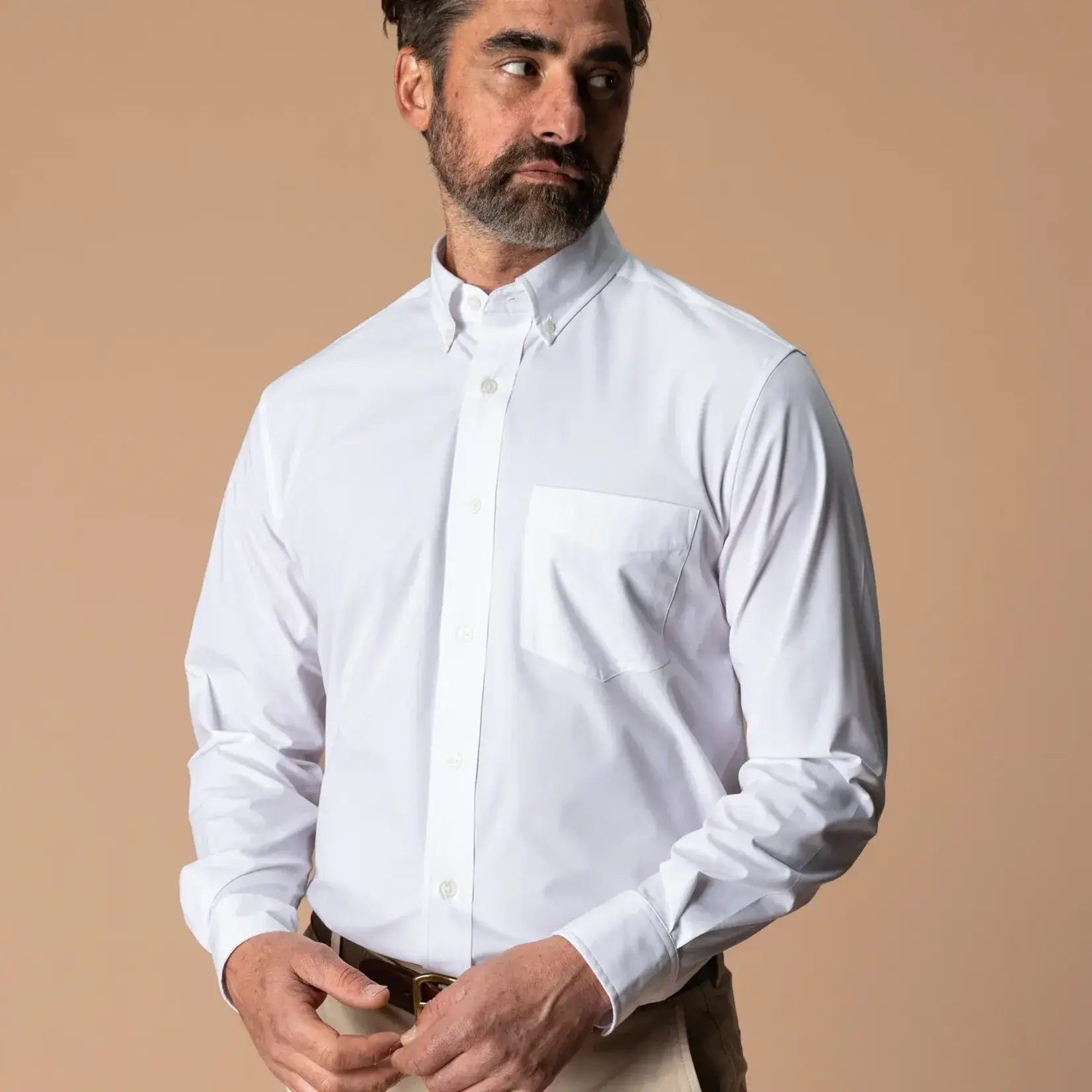 Duck Head LS Performance Poplin Sport Shirt