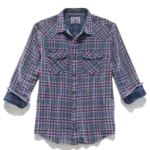 Flag and Anthem Desert Son Marbury Double Layer Western Shirt