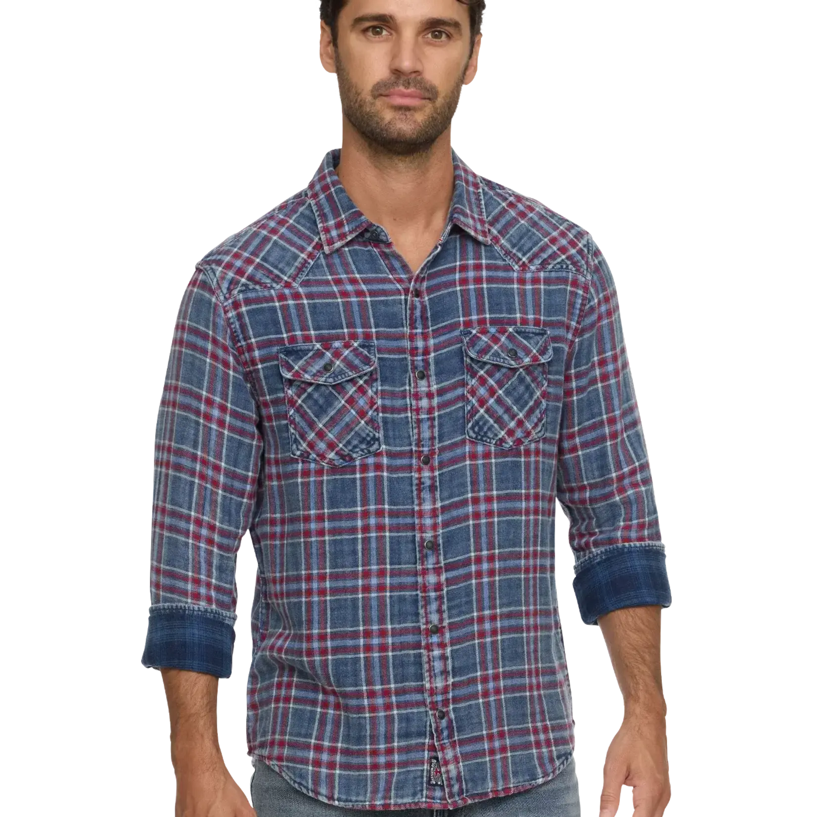 Flag and Anthem Desert Son Marbury Double Layer Western Shirt