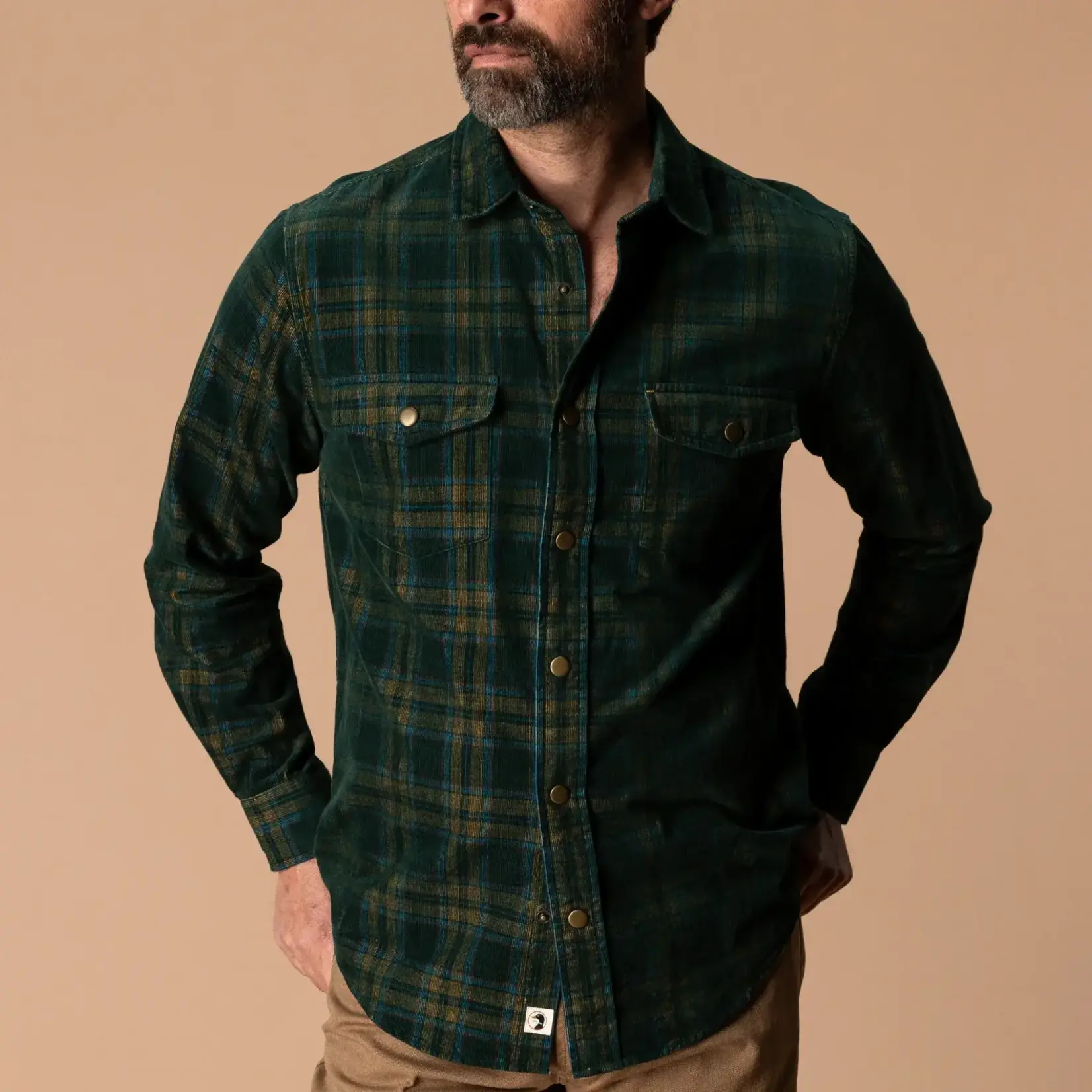 Duck Head Corduroy Snap Shirt