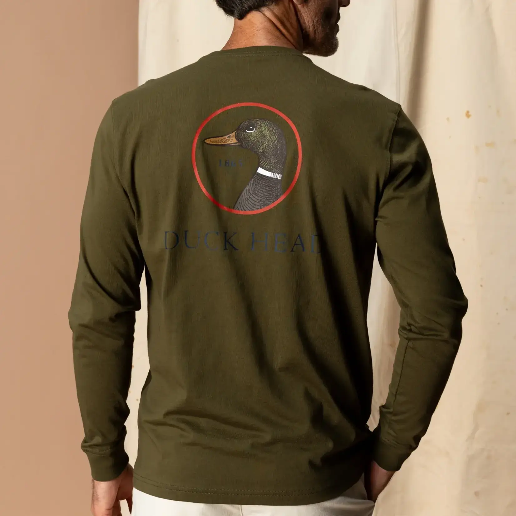 Duck Head LS Duck Head Logo T-Shirt