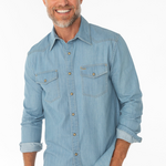 Criquet Western Denim Pearl Snap
