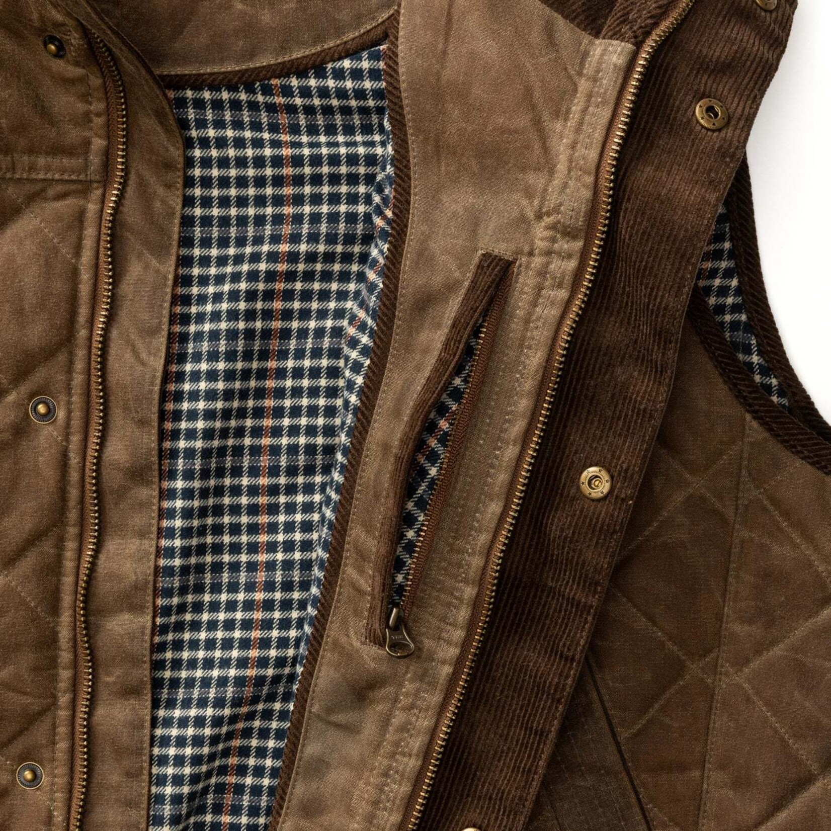 Duck Head Waxed Duck Canvas Quilted Vest