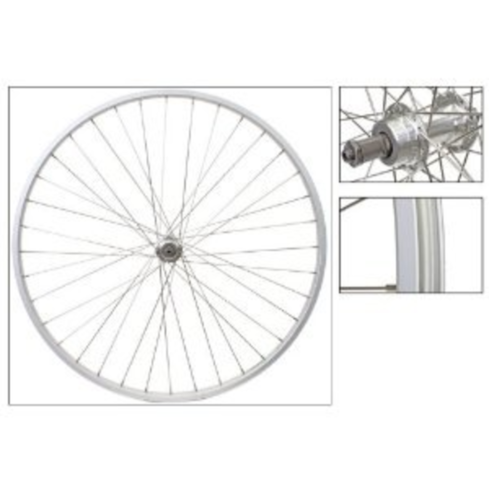 ALEX 27x1/4-3/8 DLX 6 SPEED REAR WHEEL