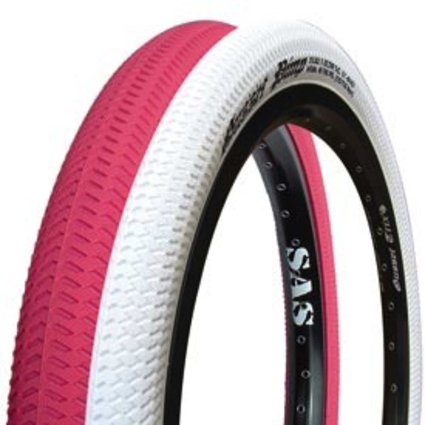 Gusset TIRE GUSSETT COLORED WHITE BMX TIRE 20X2.10