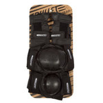 BULLET PAD SET BLACK ADULT (ELBOW, KNEE, WRIST)