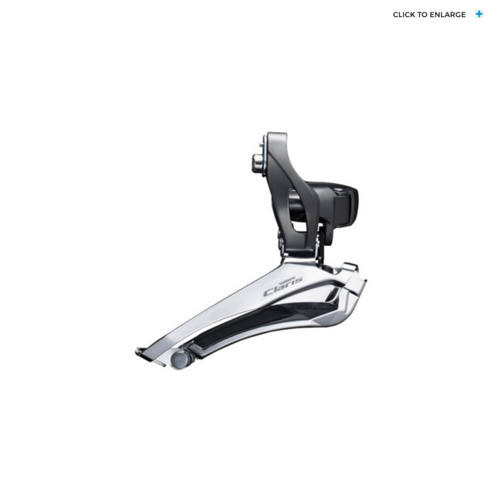 Shimano FRONT DERAILLEUR, FD-R2000, CLARIS, FOR REAR 8-SPEED, BRAZED-ON TYPE FOR DOUBLE CHAINWHEEL