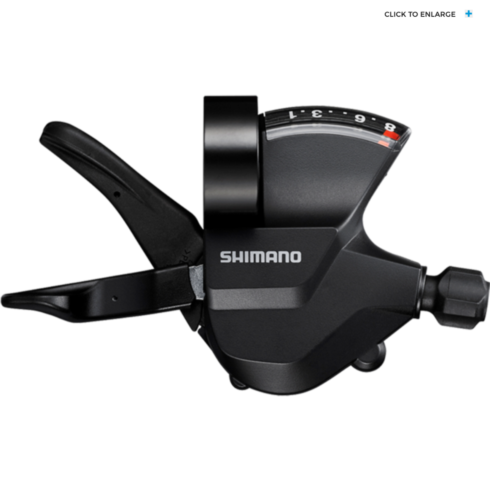 Shimano SHIFT LEVER, SL-M315-8R, RIGHT, 8-SPEED RAPIDFIRE PLUS, W/ OPTICAL GEAR DISPLAY