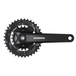 Shimano Shimano, FC-MT101-2, Crankset, Speed: 9, BCD: Rivets, 22/36, Square, 175mm, Black, MTB