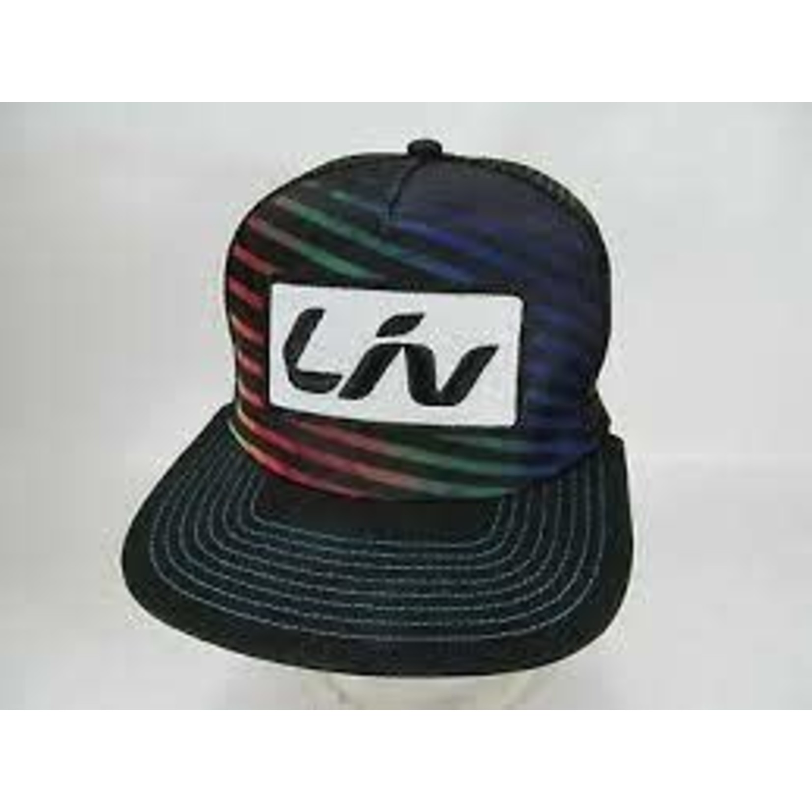 Liv LIV rainbow striped trucker hat