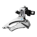 Shimano FRONT DERAILLEUR, FD-M313, ALTUS, DOWN-SWING,DUAL-PULL FOR REAR 7/8-SPD, BANDTYPE 34.9M(W/31.8 & 28.6MM ADAPTER), FOR42/48T, CS-ANGLE:66-69