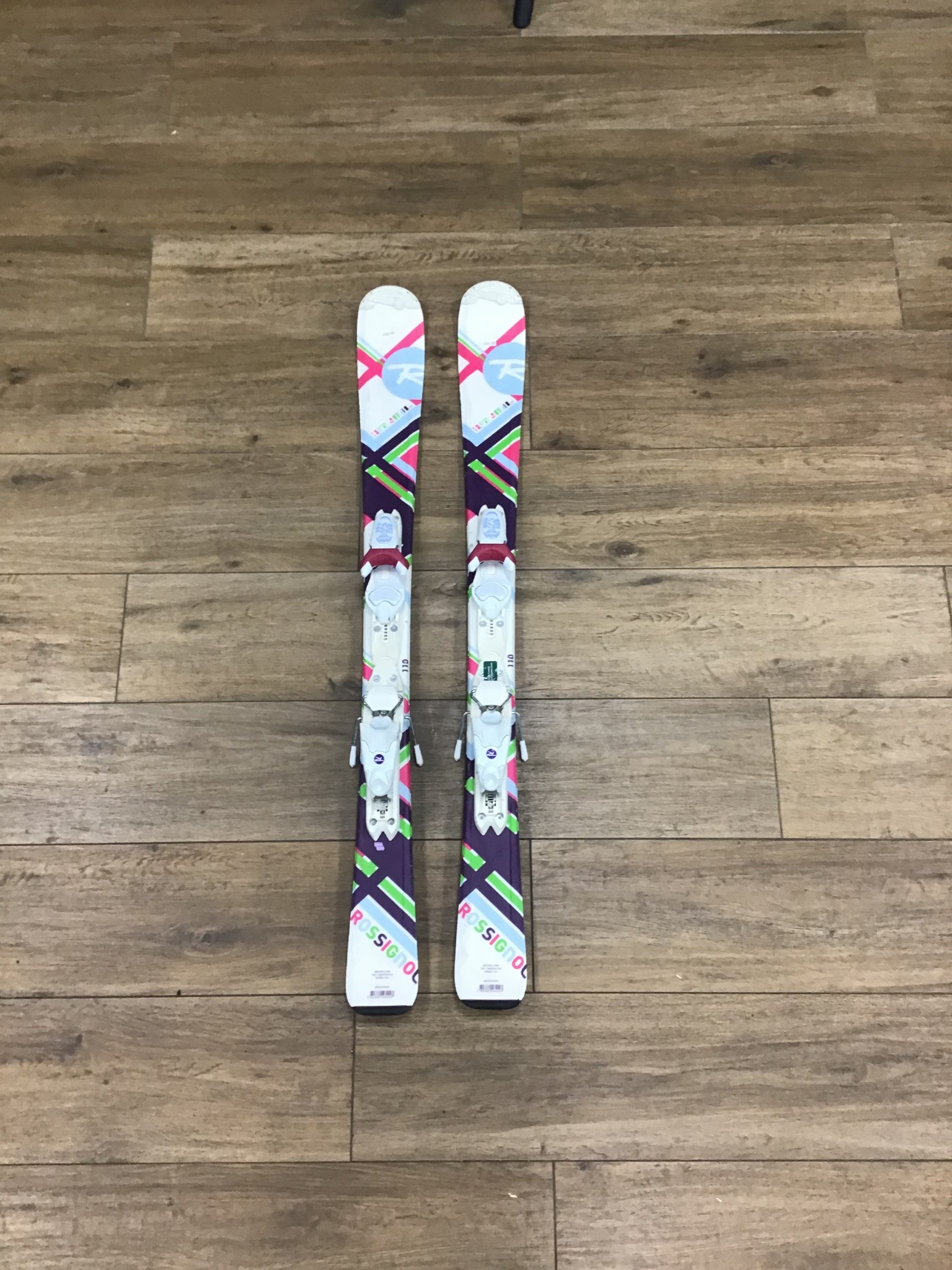 ROSSIGNOL Used ski rossignol fun girl 110 cm white Outer Limit
