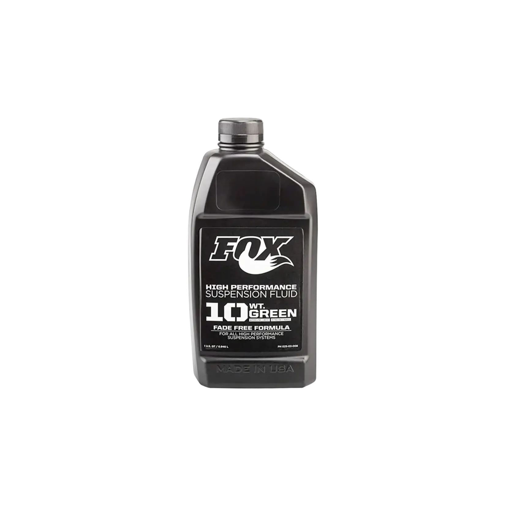 FOX Oil: AM,FOX Suspension Fluid [32 oz.],10 WT Green