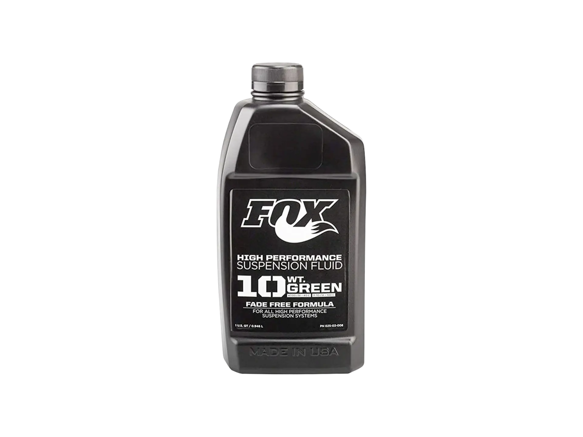 FOX Oil AM,FOX Suspension Fluid [32 oz.],10 WT Green Outer Limit