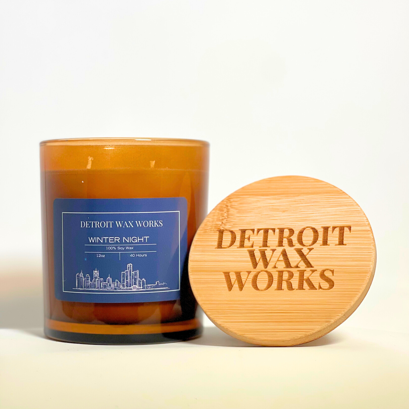Winter Night Candle