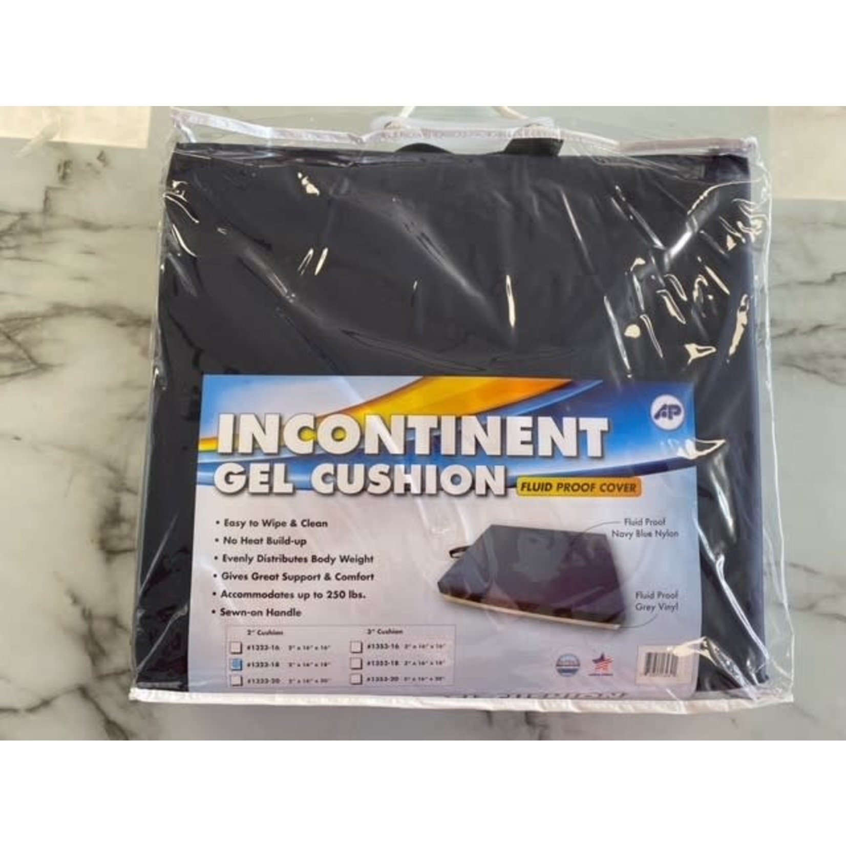 ALLMAN Incontinent Gel Cushion - Variable Sizes