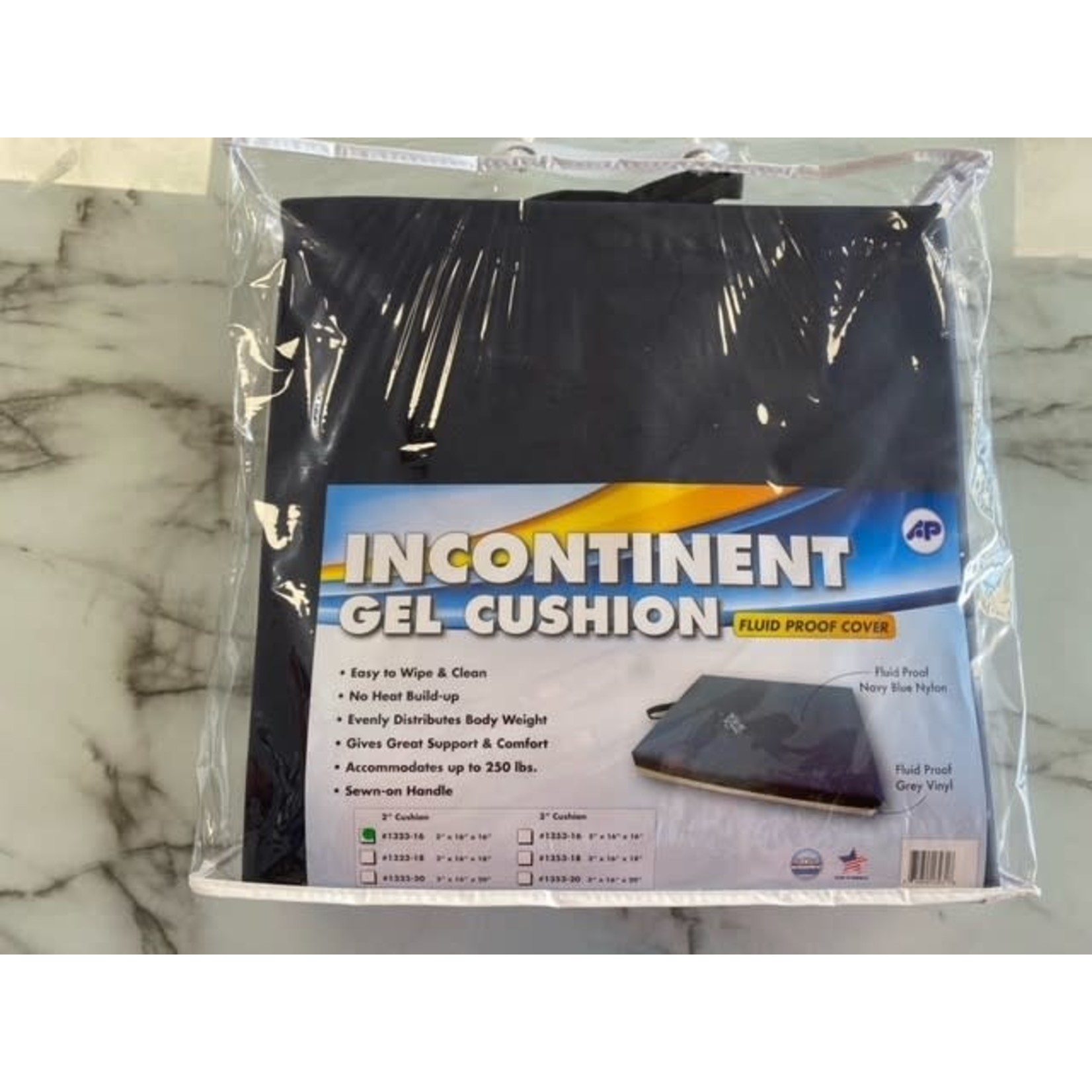 ALLMAN Incontinent Gel Cushion - Variable Sizes