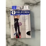TRUFORM LADIES OPAQUE THIGH HIGH STOCKINGS OPEN TOE 20-30 FIRM