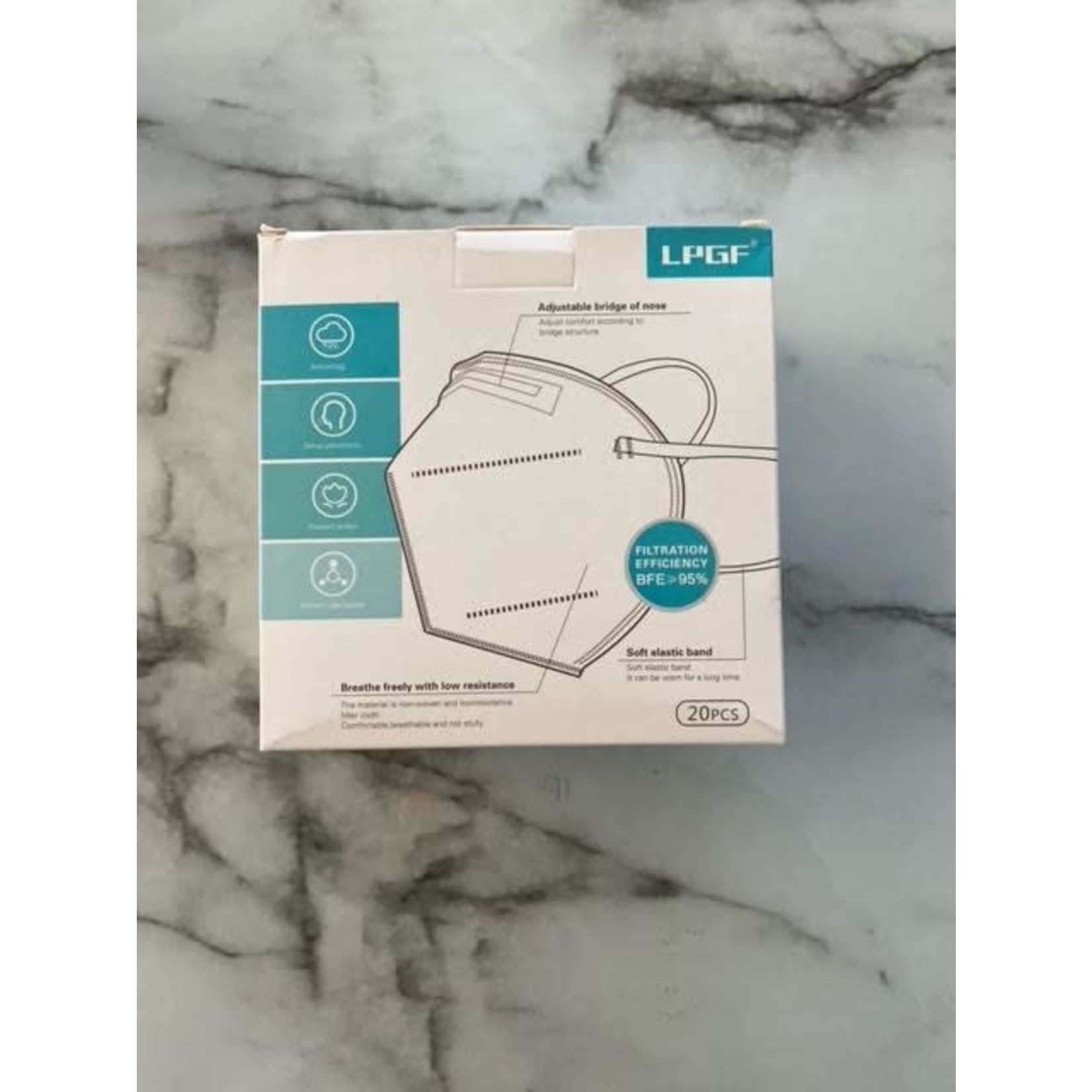 (Box of 20) - LPFG KN95