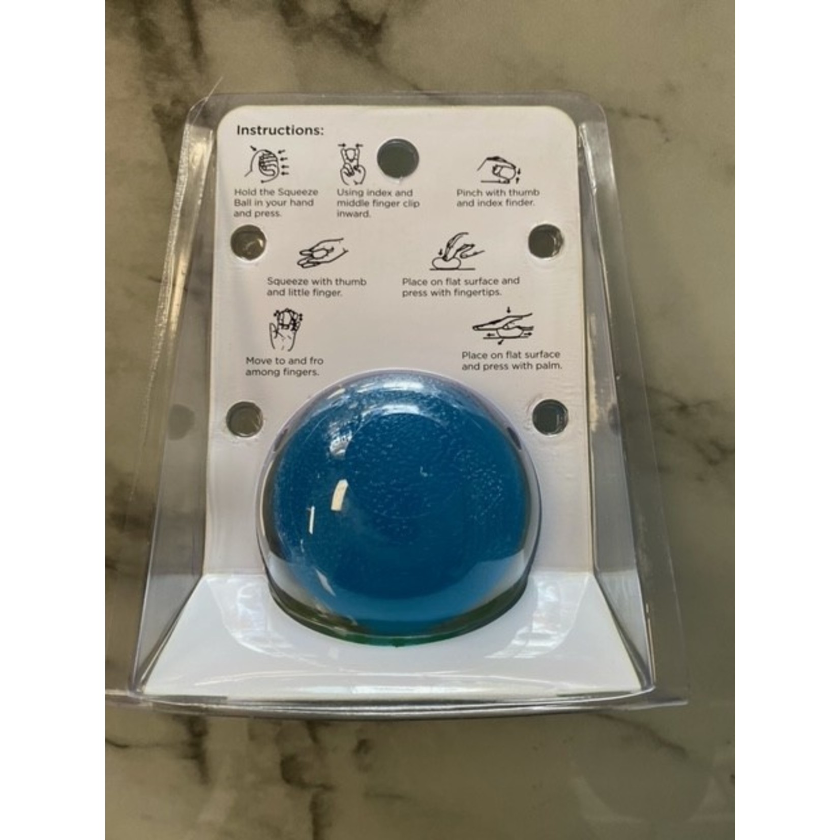 NOVA Hand Squeeze Ball Firm Blue